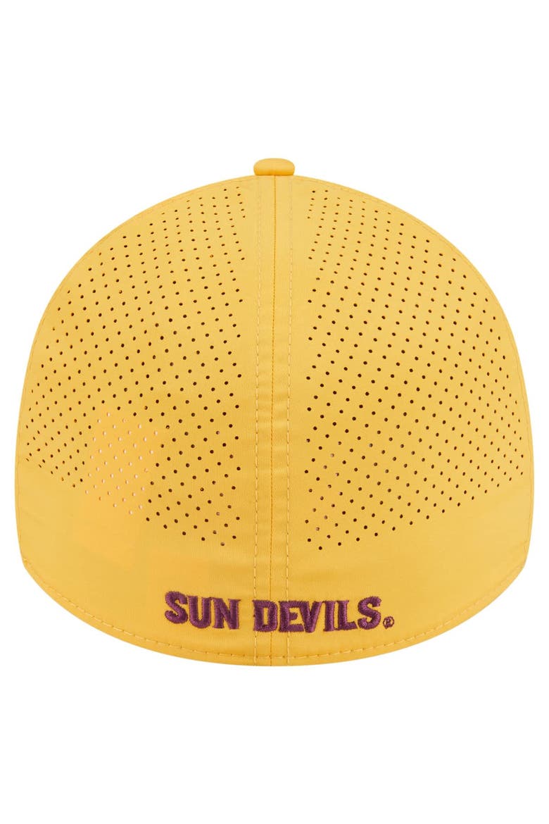 Men's New Era  Gold Arizona State Sun Devils Rope 39THIRTY Flex Hat, Alternate, color, Gold