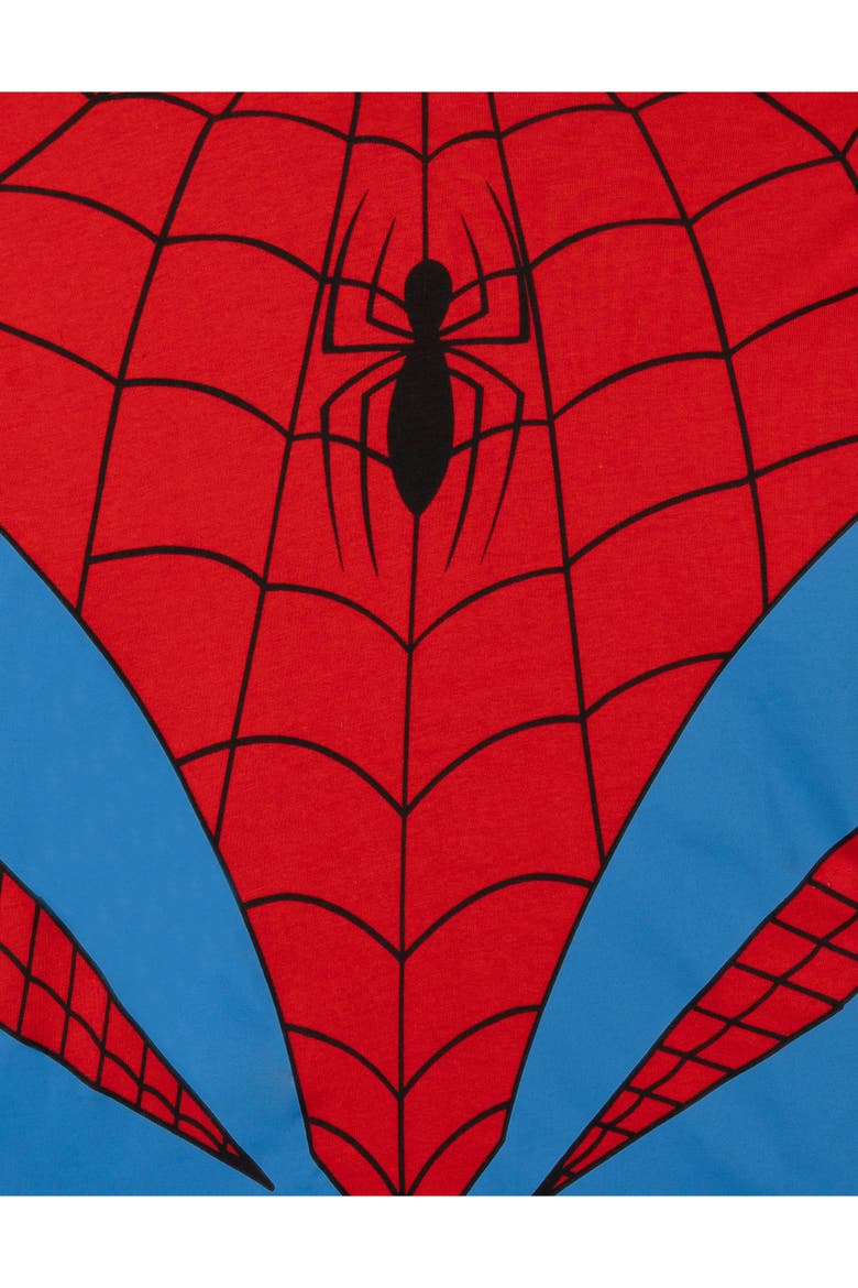 Spider-Man Hooded T-Shirt, Alternate, color, Spider Man Red Blue