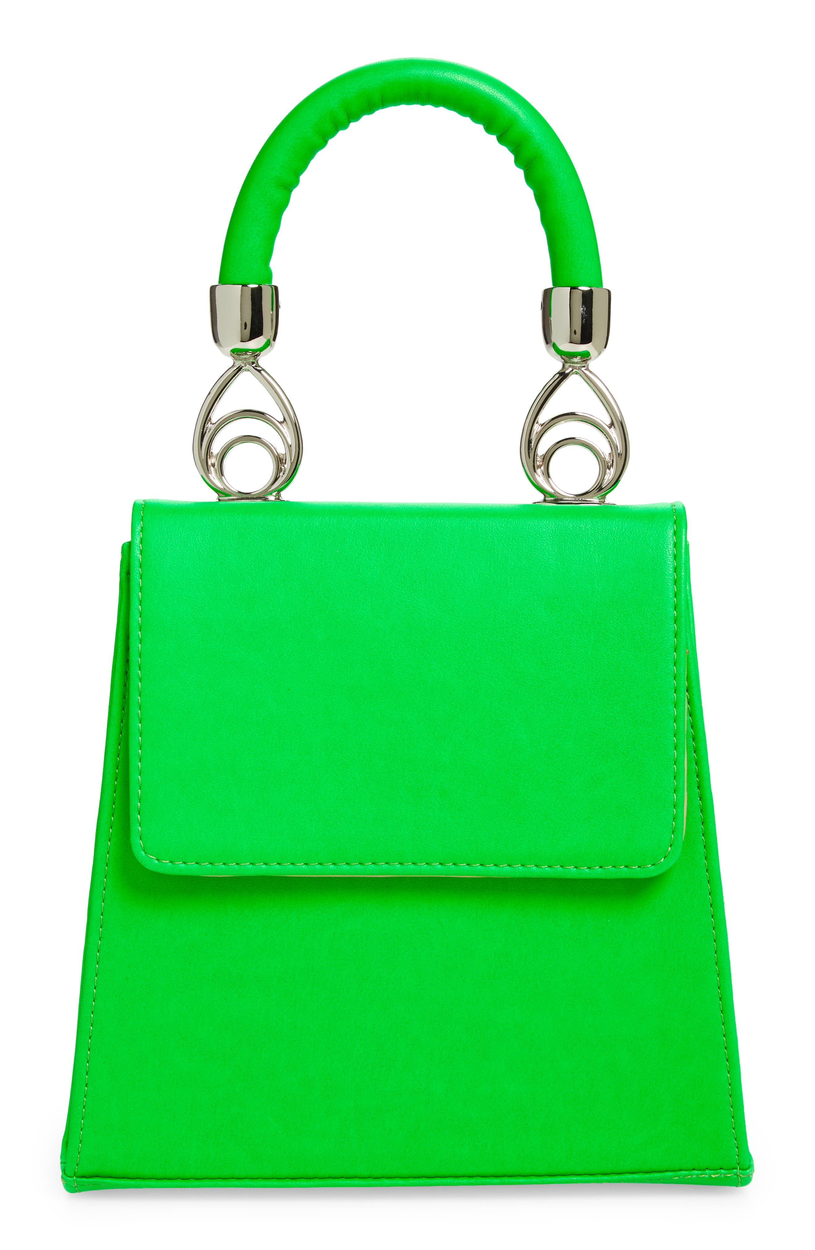 Nile Leather Top Handle Bag, Main, color, JUICEBOX