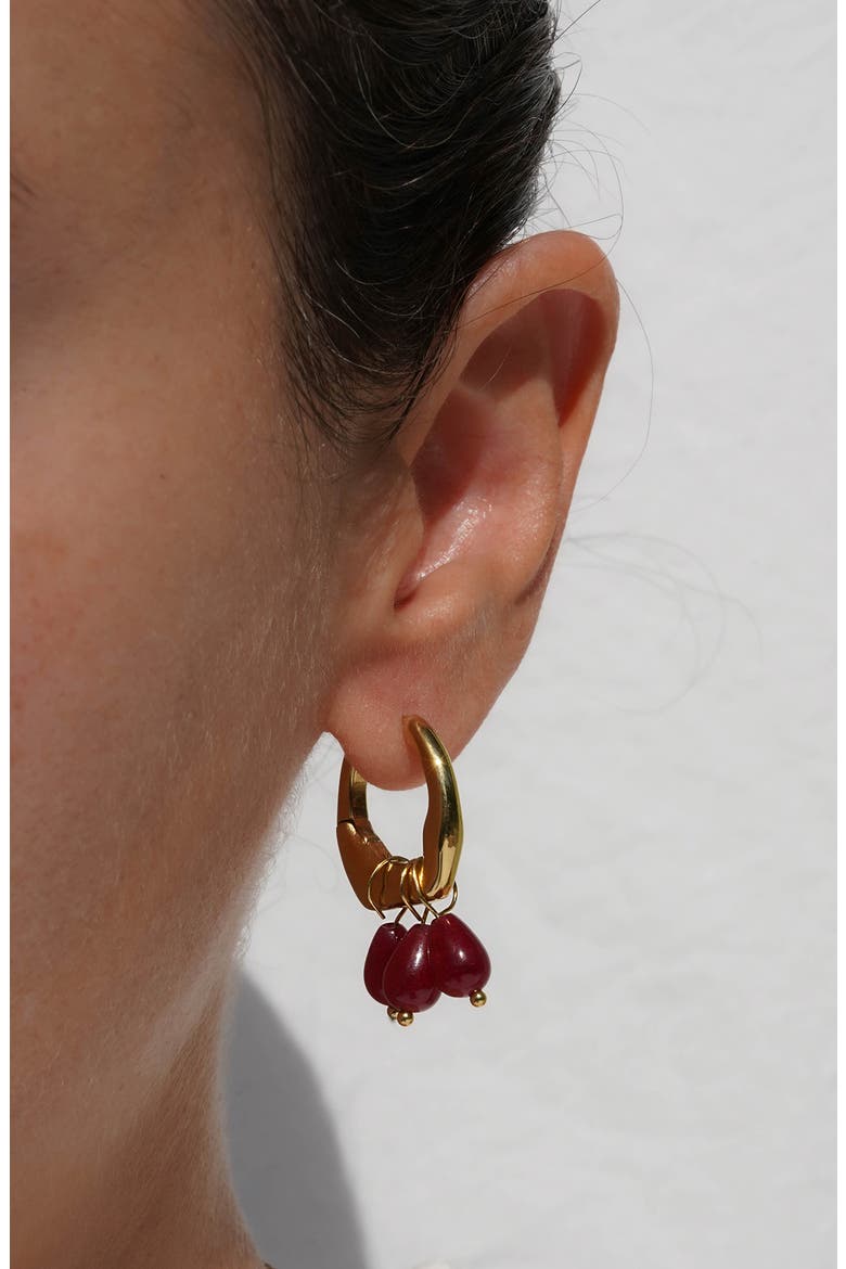 Rethy Hoop Earrings, Alternate, color, GOLD