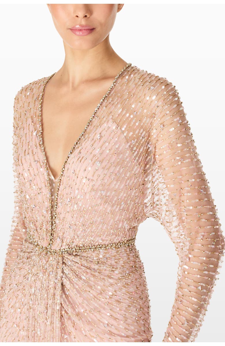 Jenny Packham Nina Dress, Alternate, color, Bunny