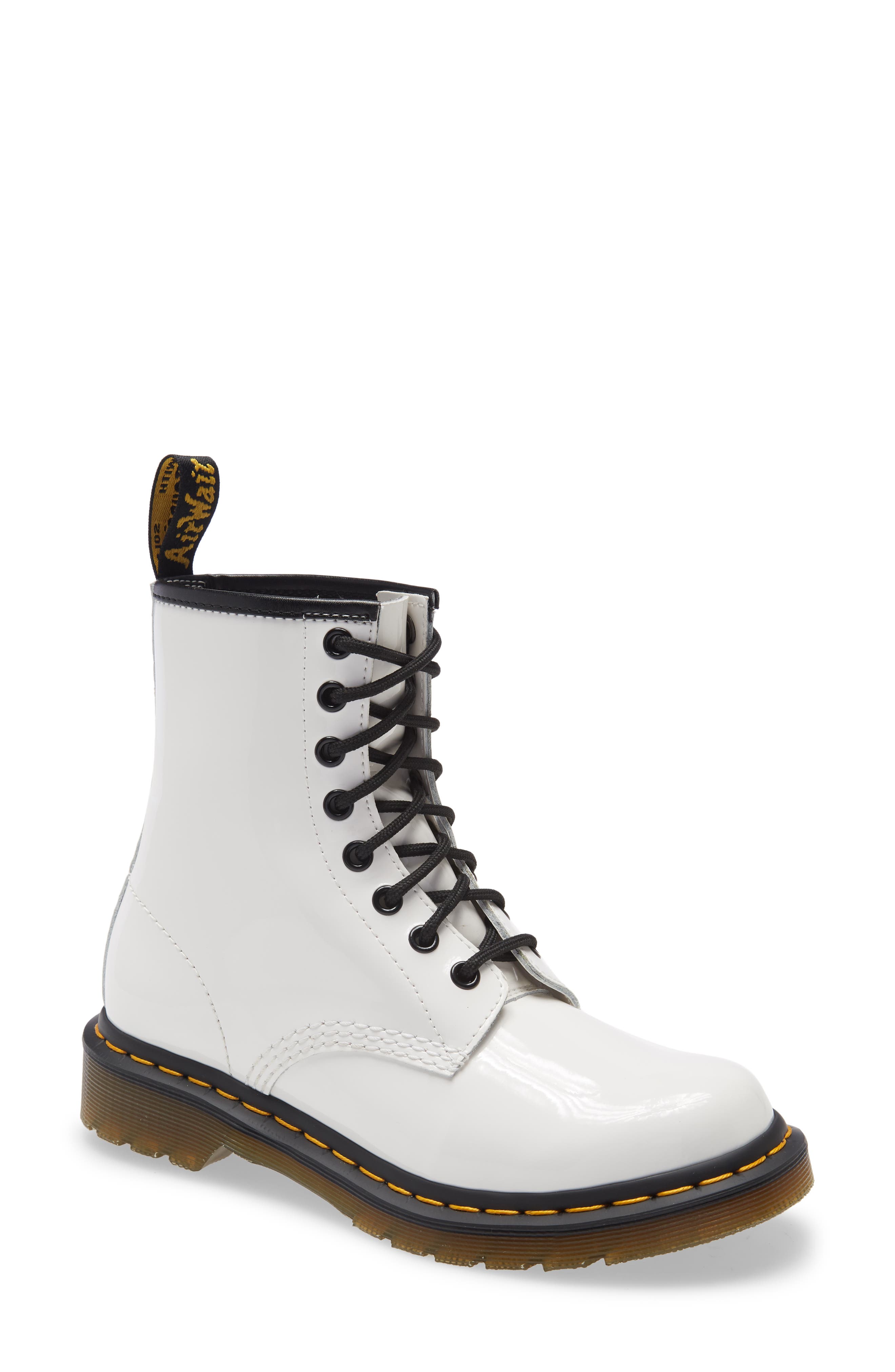 Gender Inclusive 1460 W Boot, Main, color, WHITE