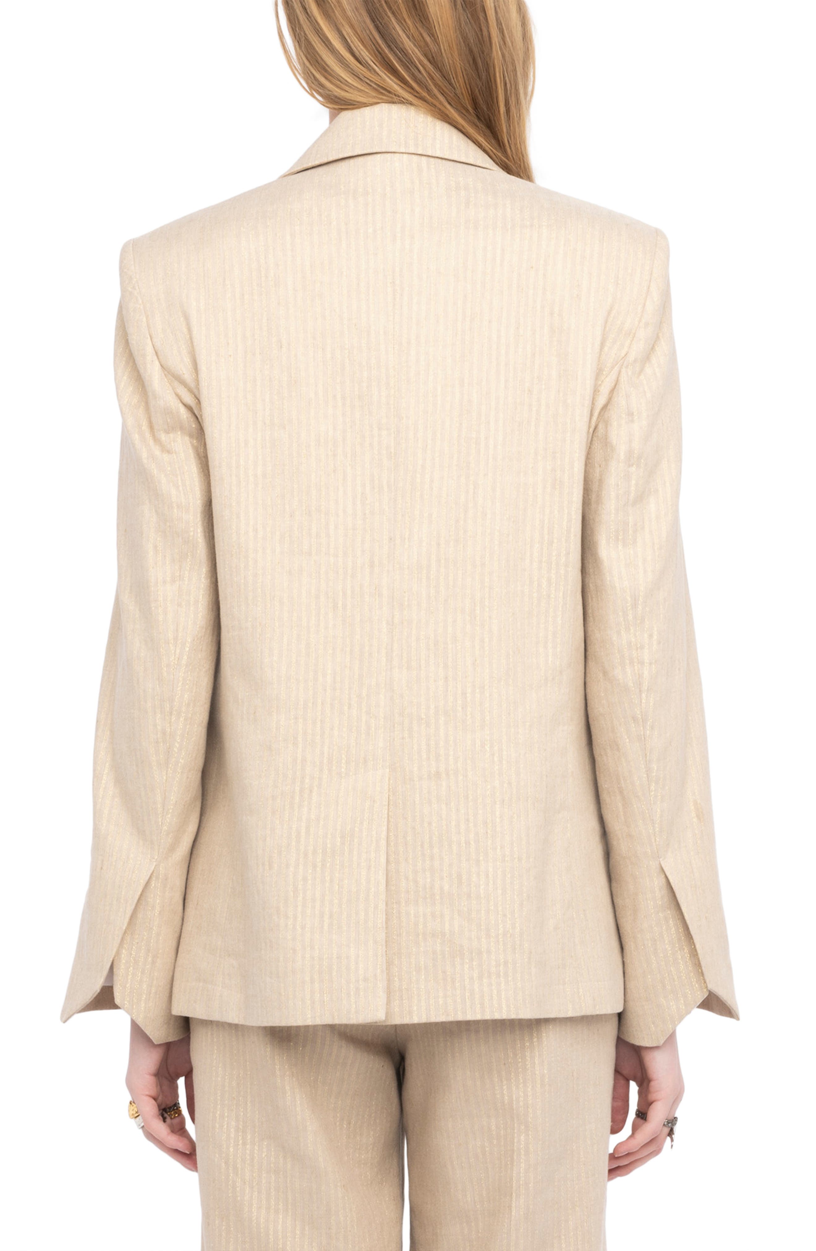 Vavy Tailleur Pinstripe Blazer - image 2