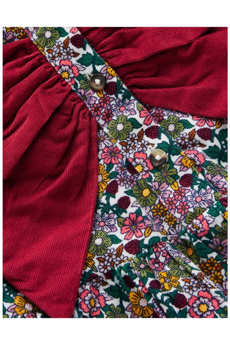 Kids' Bow Corduroy Dress, Alternate, color, FLORAL CORDUROY