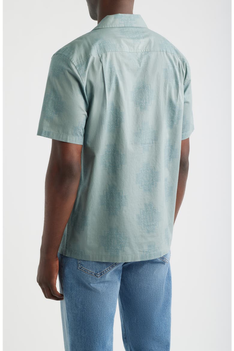 Short Sleeve Snap-Up Western Shirt, Alternate, color, CHIEF JOSEPH GREEN