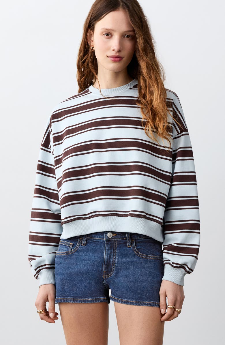 MANGO TEEN Denim Shorts, Alternate, color, 