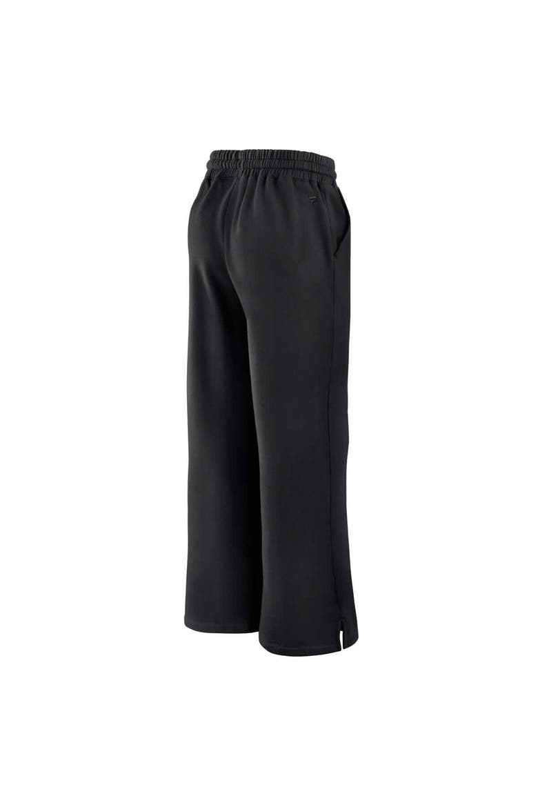 Women's Fanatics Black Miami Hurricanes Prime Supersoft Fleece Flaired Sweatpants, Alternate, color, Black