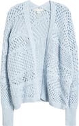 Treasure & Bond Openwork Slouchy Cotton Cardigan