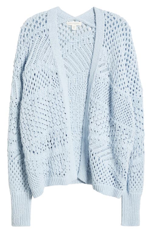 Treasure & Bond Openwork Slouchy Cotton Cardigan
