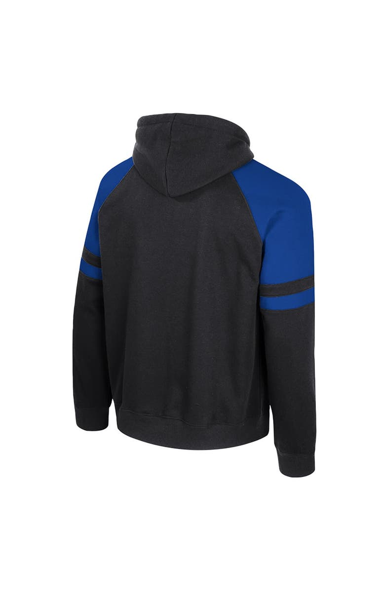 COLOSSEUM Men's Colosseum  Black Duke Blue Devils Todd Raglan Pullover Hoodie, Alternate, color, 