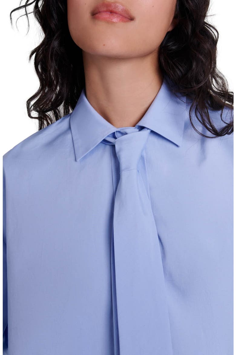 Shirt with removable tie, Alternate, color, Blue