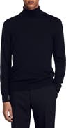 SANDRO Turtleneck wool sweater