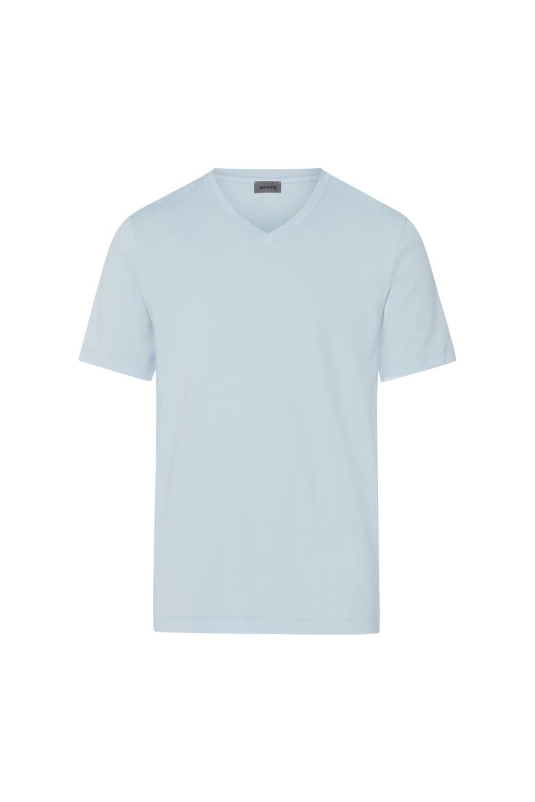 Living Shirts Cotton V-Neck T-Shirt, Main, color, Blue Lagoon