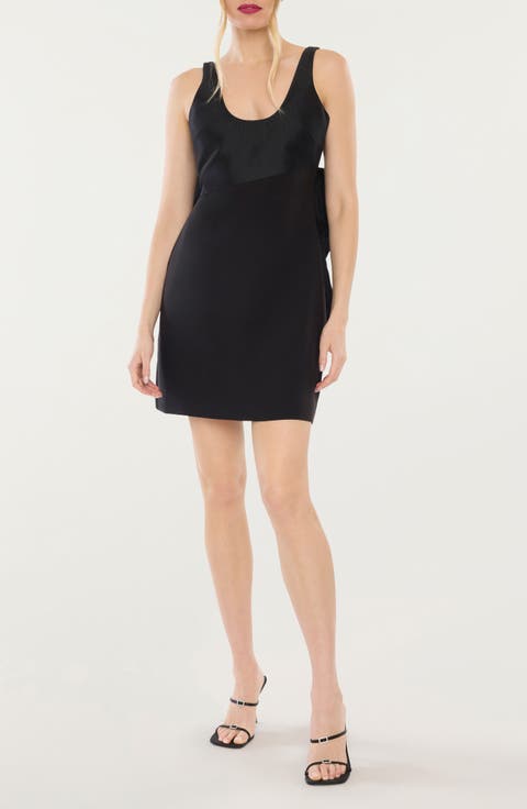 Amalia Bow Back Cocktail Minidress