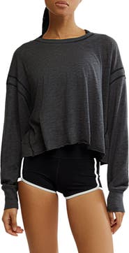 Free People FP Movement My Time Layer Open Back Crop Top