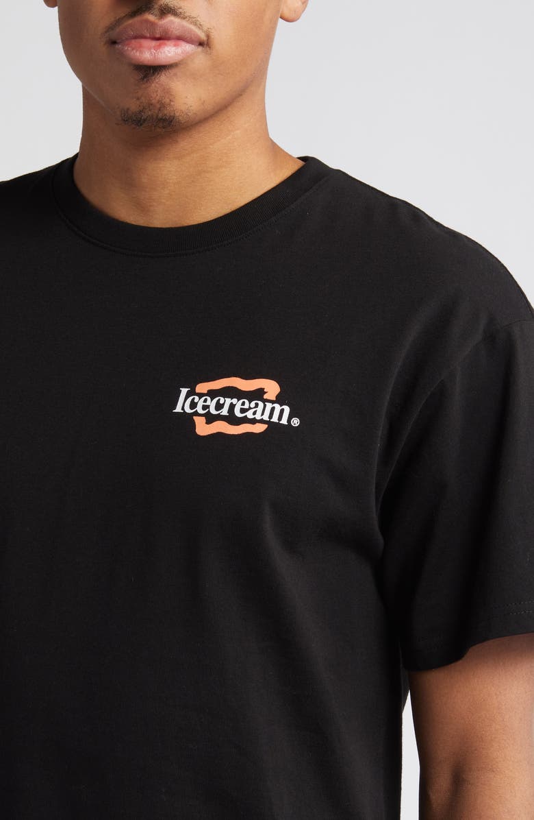 ICECREAM Logo Cotton Graphic T-Shirt, Alternate, color, 