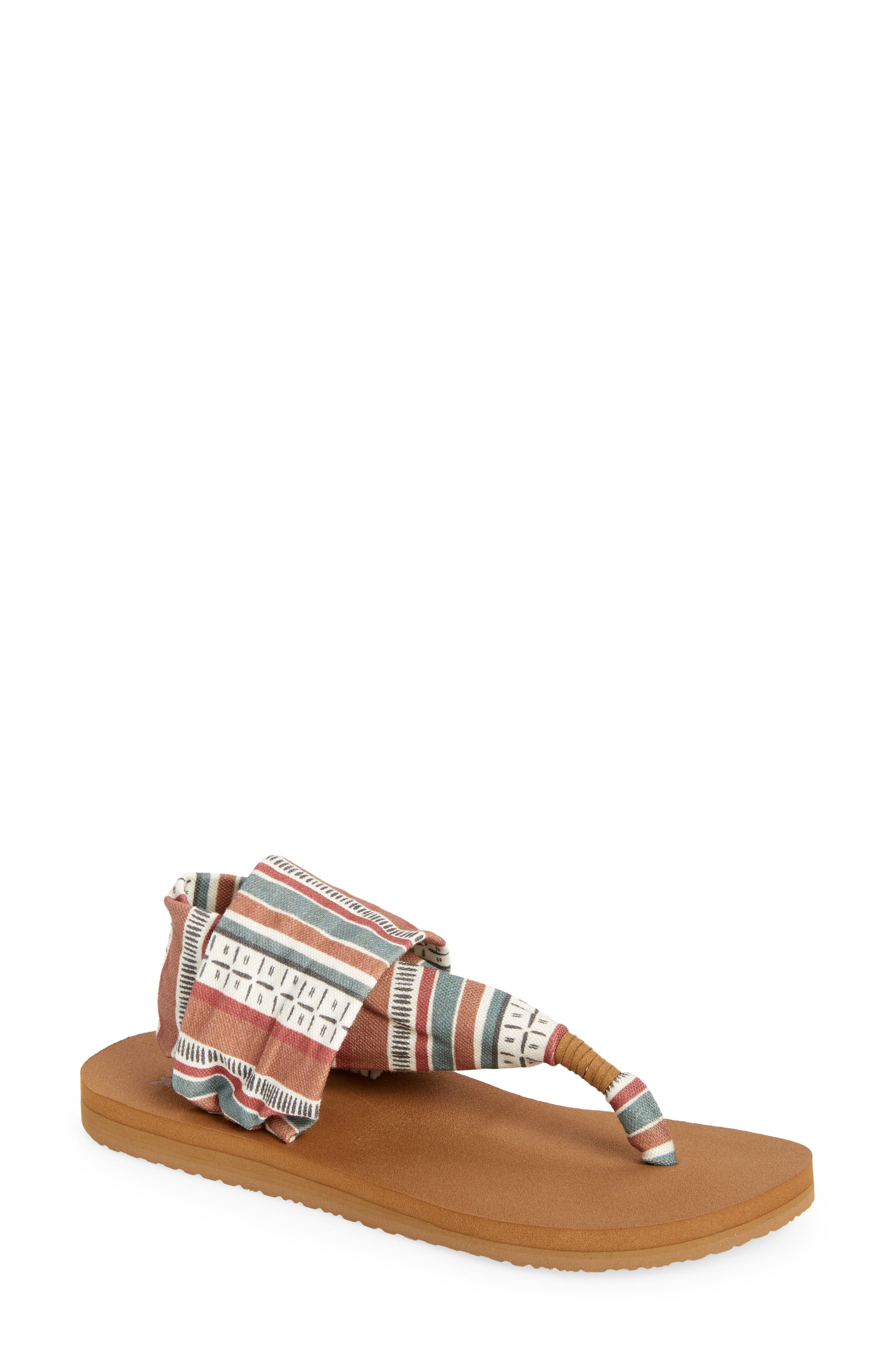 Sanuk Sling ST Stripe Sandal, Main, color, 
