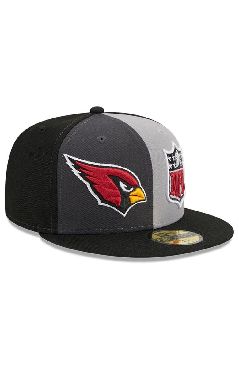 New Era Men's New Era  Gray/Black Arizona Cardinals 2023 Sideline 59FIFTY Fitted Hat, Alternate, color, 