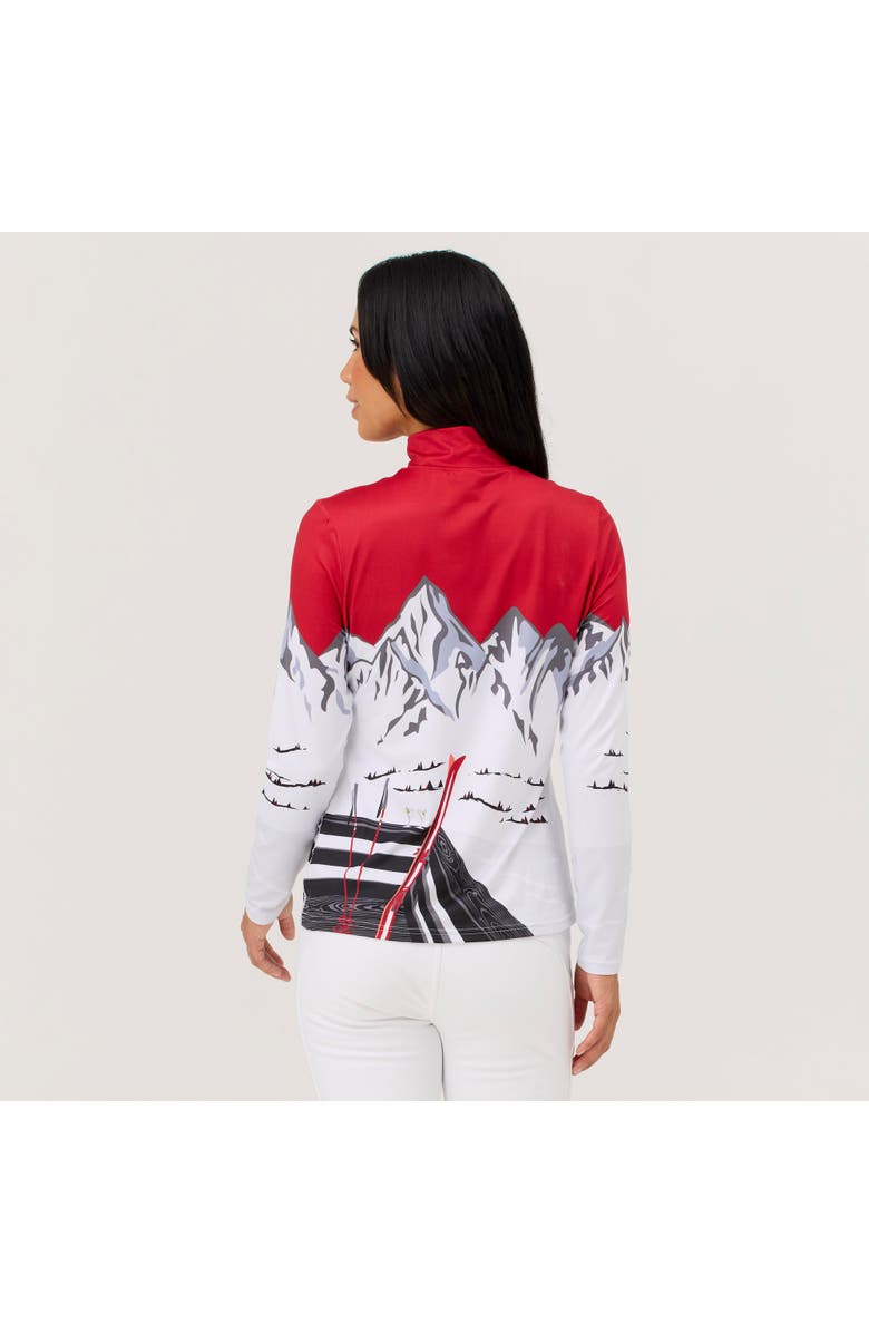 Krimson Klover Apres Anyone Base Layer Top, Alternate, color, Red