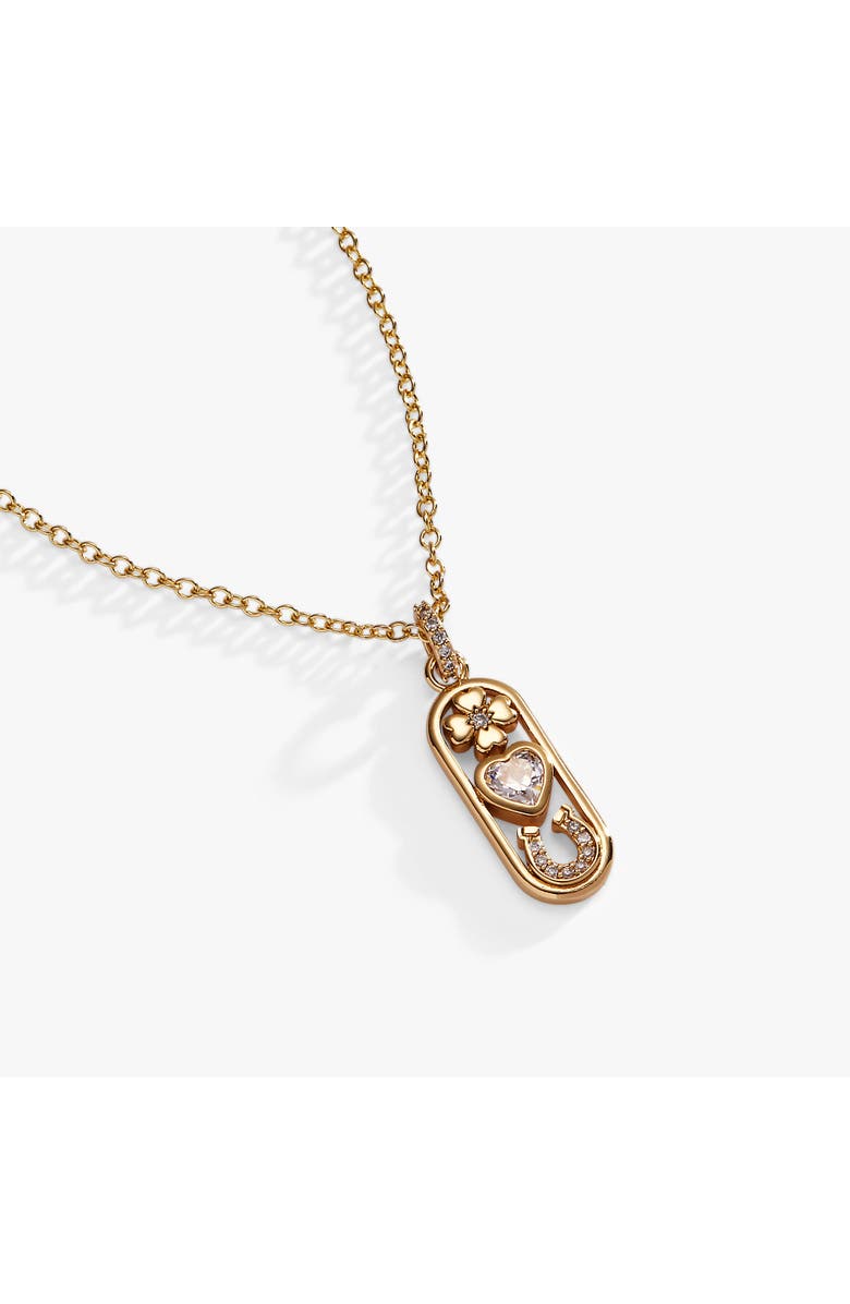 Alex and Ani Love Luck Pendant Necklace, Main, color,