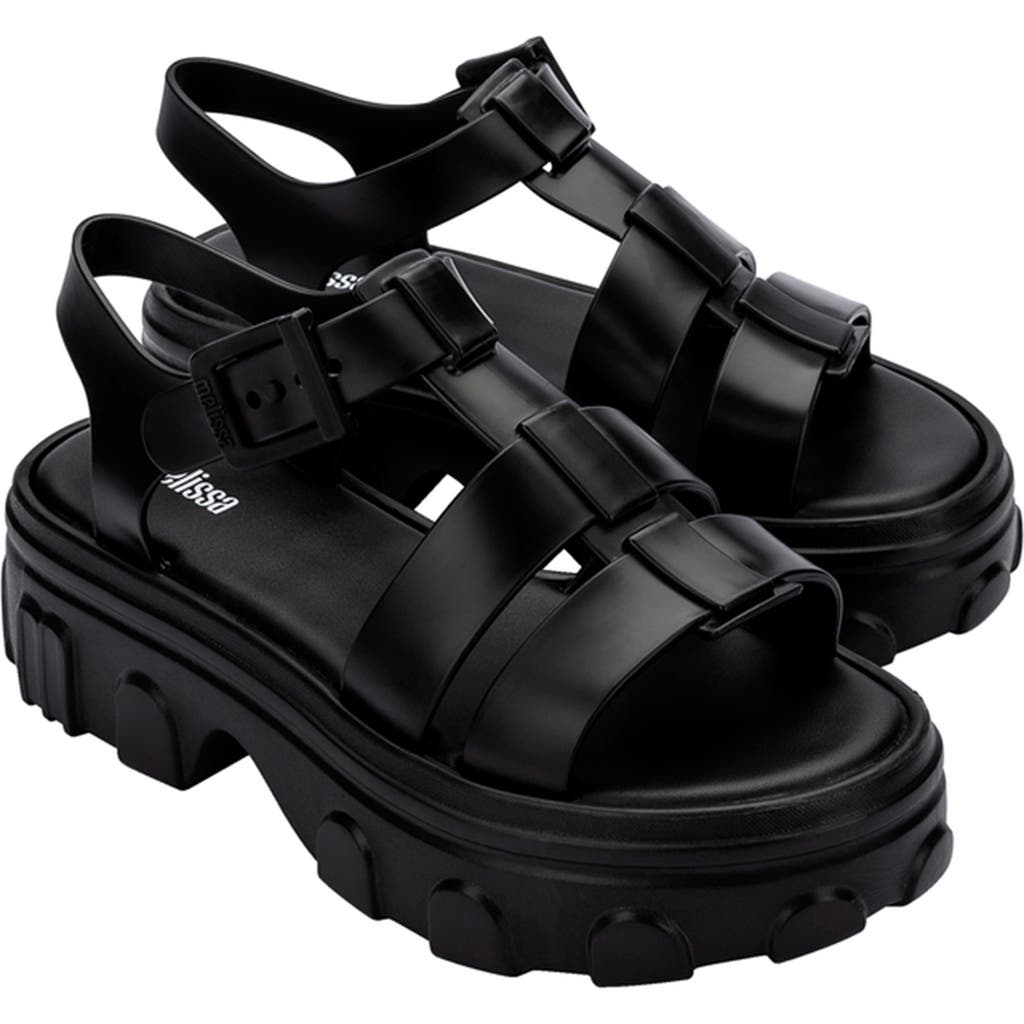 Melissa Ella Platform Sandal In Black