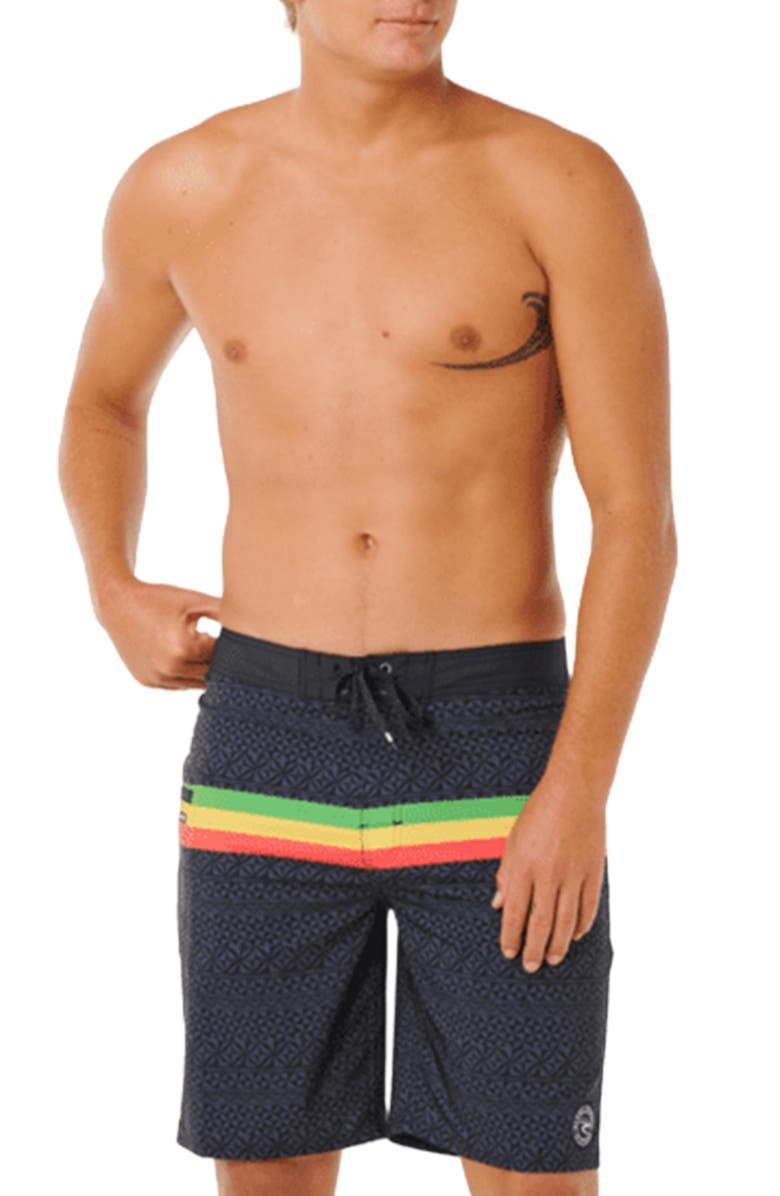 Rip Curl Mirage Hawaii Board Shorts, Main, color, Black