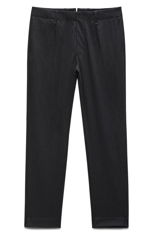 Rag & Bone Men's Lennox Tonal Pinstripe Trousers In Black