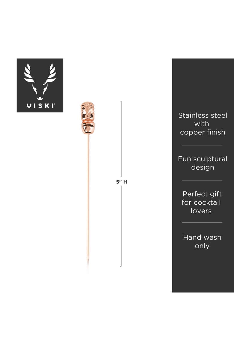Pacific Tiki Cocktail Picks Set of 4, Alternate, color, NO COLOR