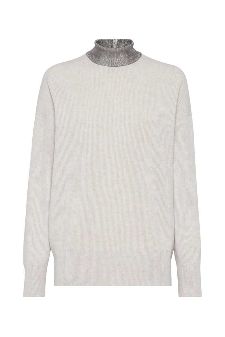 Cashmere sweater, Main, color, Pearl Grey