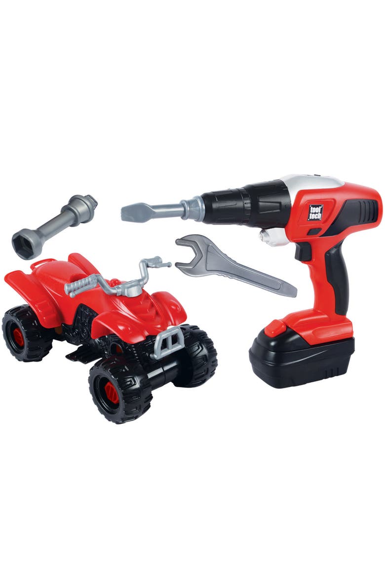 Tool Tech Take Apart ATV and Power Drill Toy Set, Main, color, Red