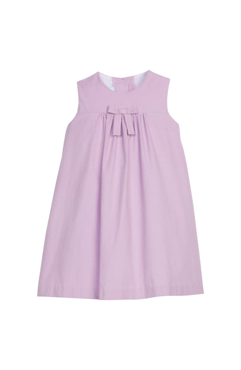 Little English Kids' Pleated Bow Jumper, Main, color, Lavender Corduroy