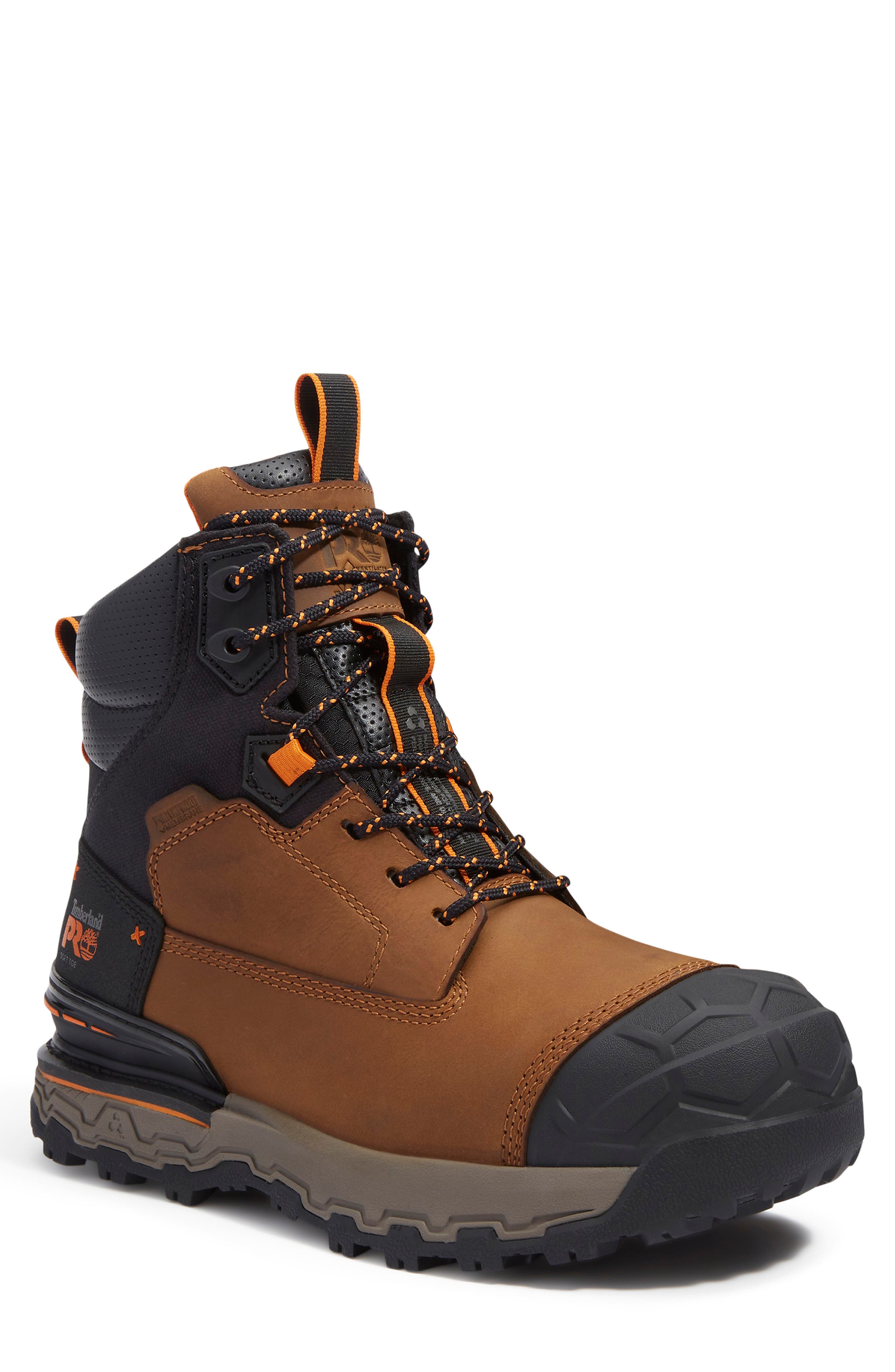 Timberland Boondock Ultralight 6" Soft Toe Waterproof Work Boot, Main, color, 