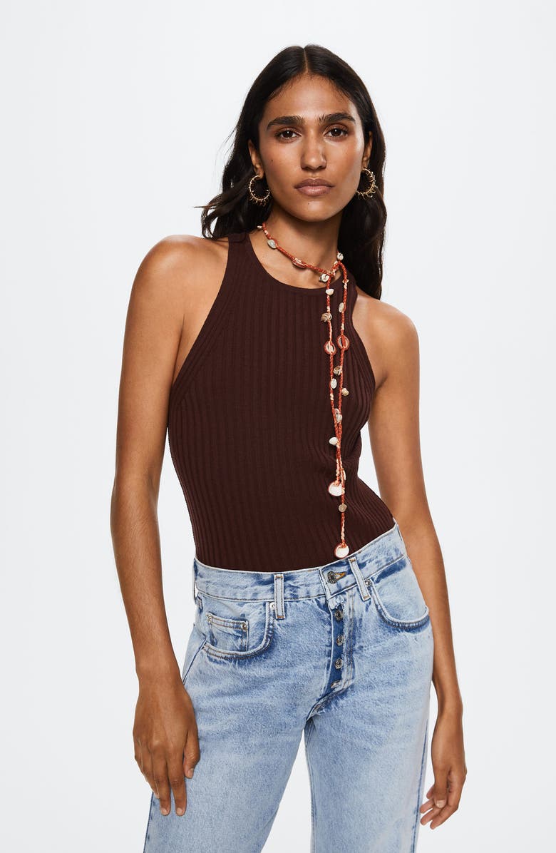 MANGO Straight Leg Button Fly Crop Jeans, Alternate, color, 