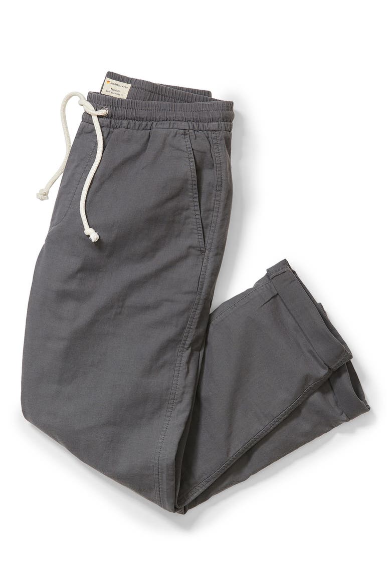 Saturday Stretch Cotton Beach Pants, Alternate, color, FADED BLACK