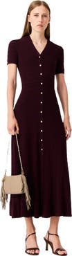 maje Knit maxi dress