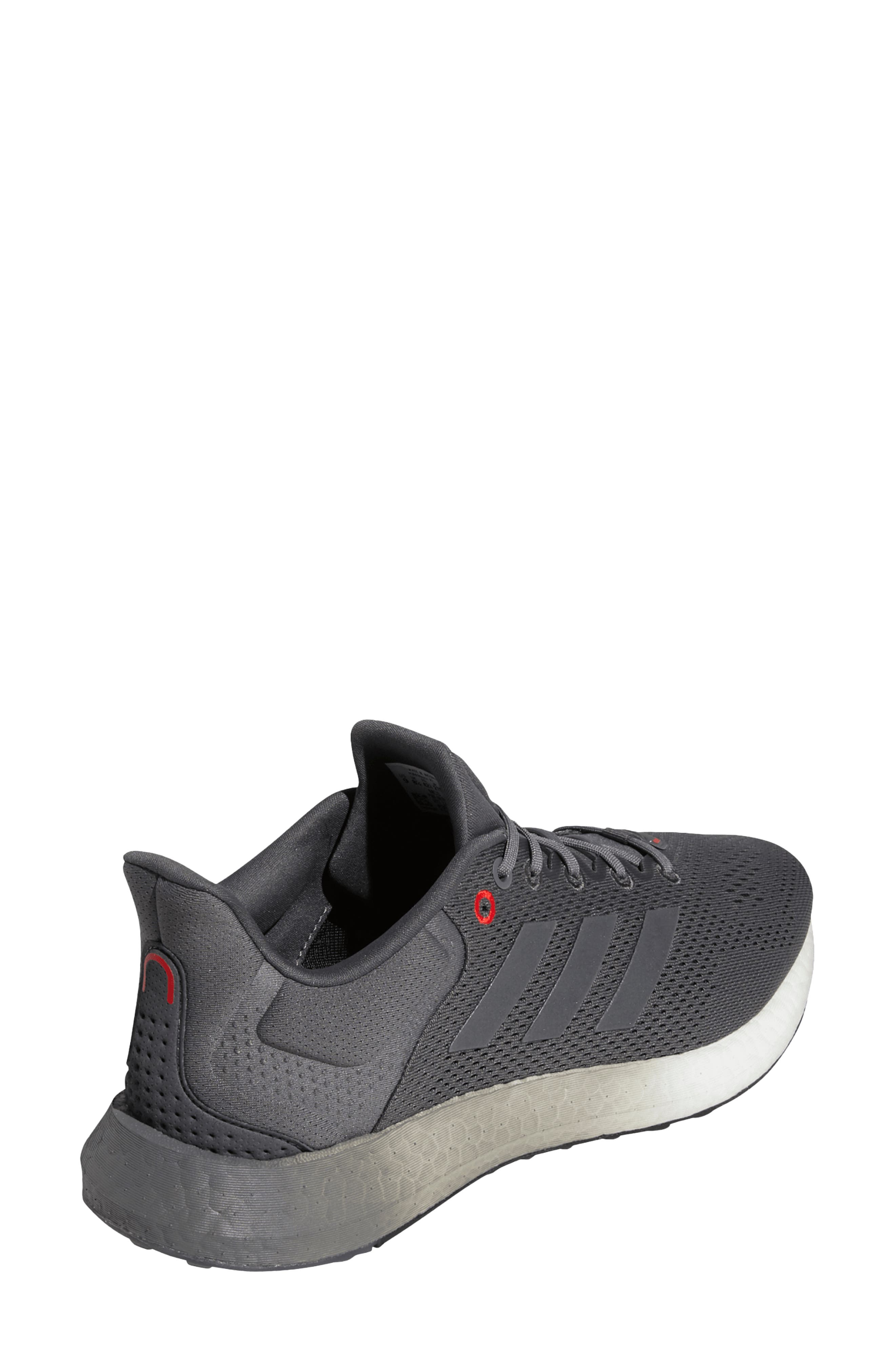 PureBoost 21 Primegreen Running Shoe, Alternate, color, GREY/ GREY