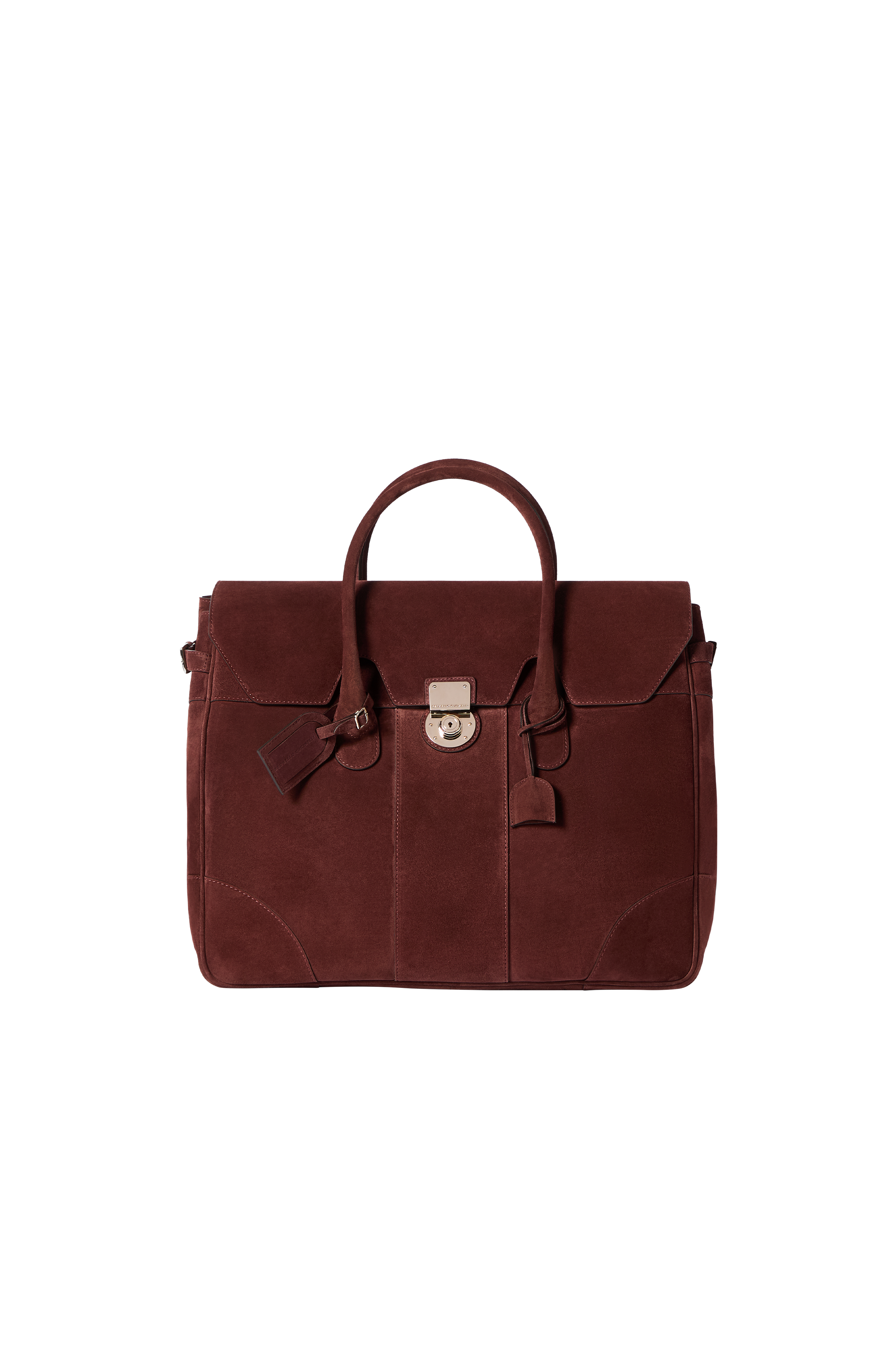 Brunello Cucinelli Suede boston bag, Alternate, color, Burgundy