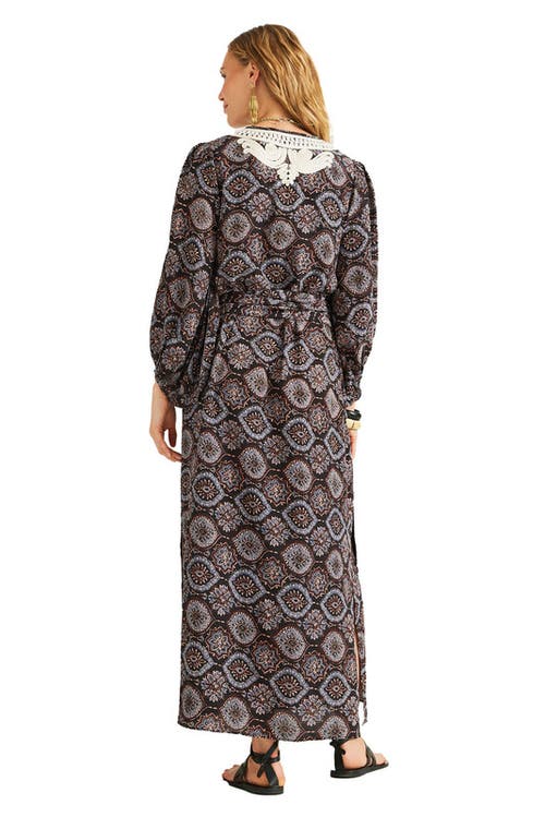 Calypso St Barth Paloma Kaftan In Tile