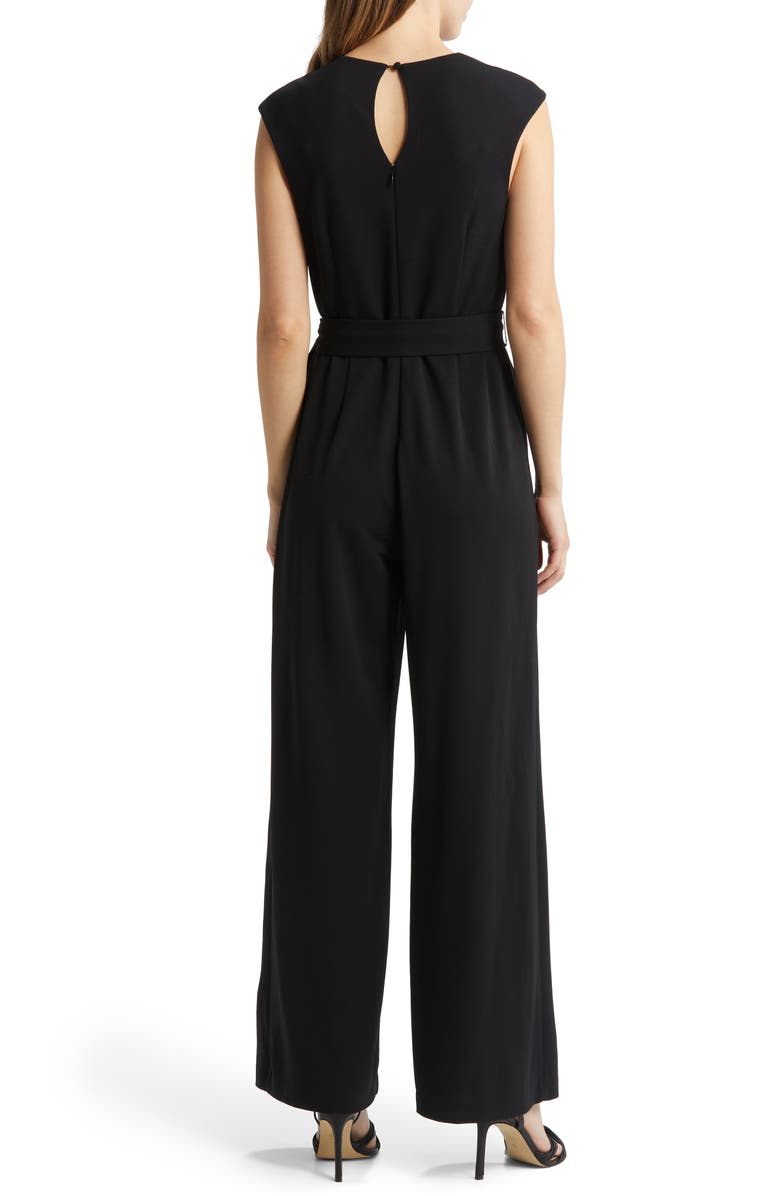 Tahari ASL Wide Leg Jumpsuit, Alternate, color, 