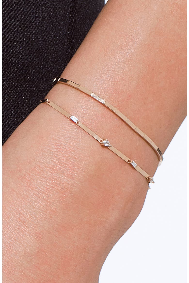 14K Gold Fancies Diamond Station Bracelet, Alternate, color, 14K YELLOW GOLD