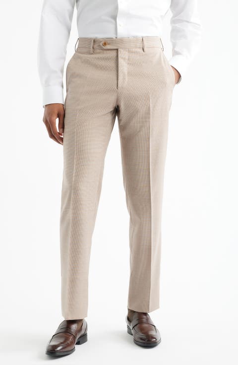 Parker Flat Front Wool Dress Pants (Regular & Big)