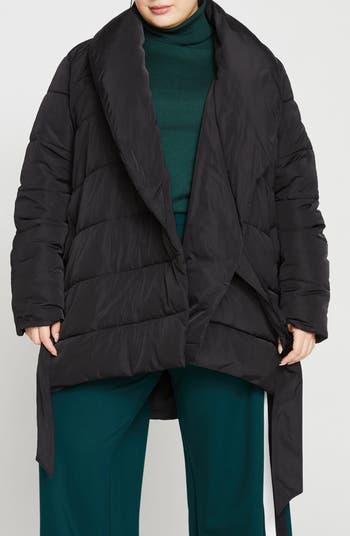 Universal Standard Kanda 2 Wrap Puffer Coat Nordstrom