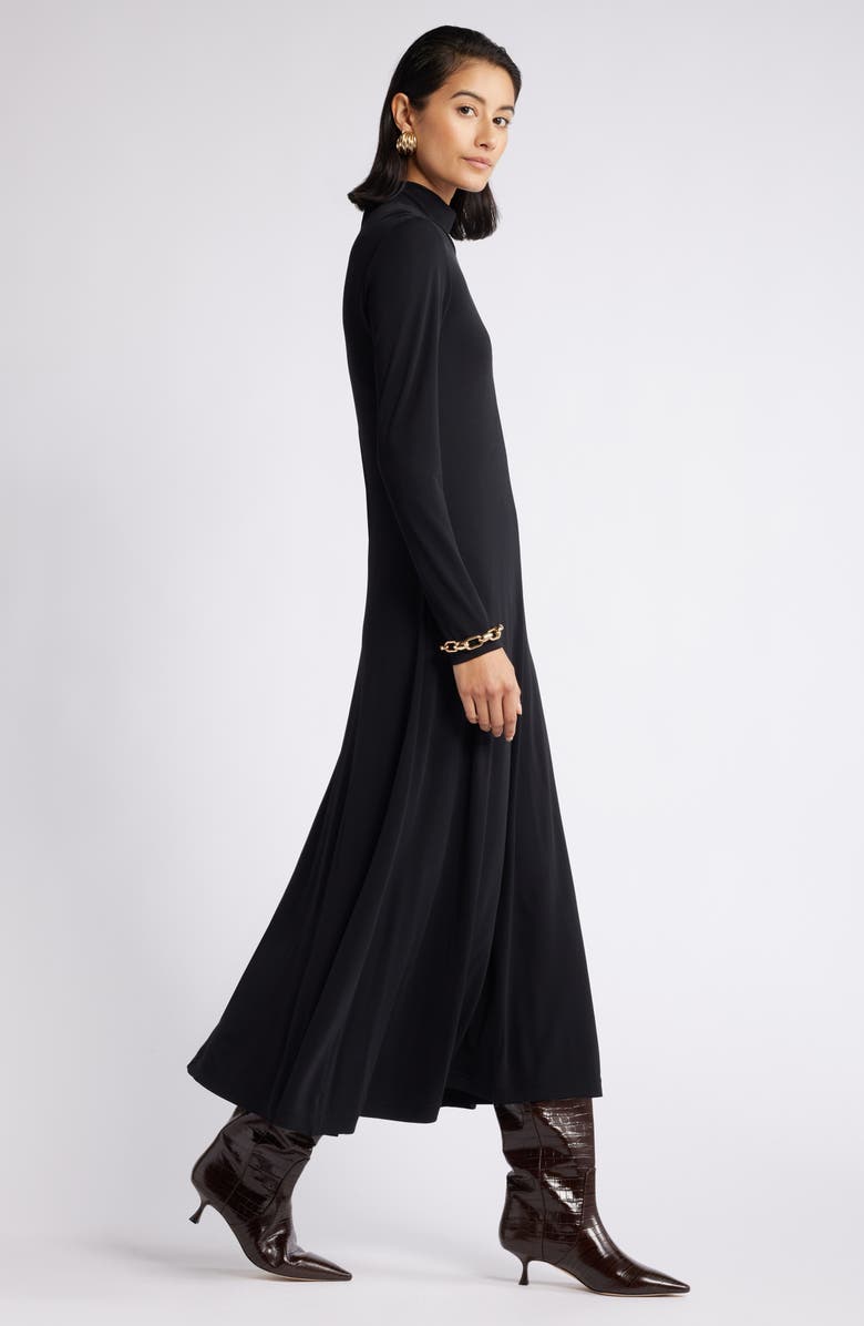 Nordstrom Long Sleeve Matte Jersey Dress, Alternate, color,