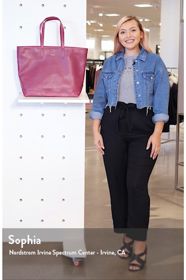 'Schlepp' Faux Leather Tote video
