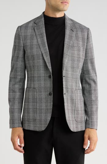 Nordstrom Rack Gavin Glen Plaid Knit Sport Coat