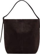 MANGO Large Suede Bucket Bag