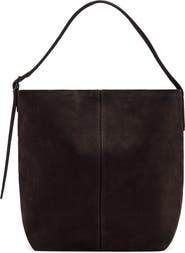 MANGO Large Suede Bucket Bag