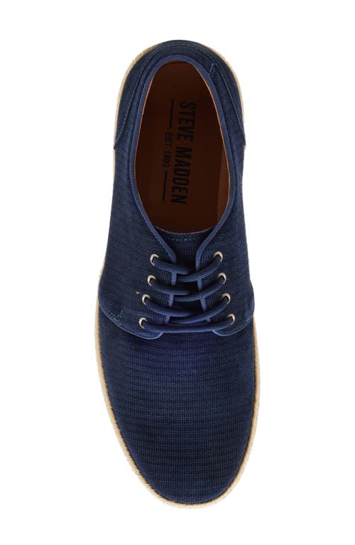Madden Colter Espadrille Sneaker In Navy Suede