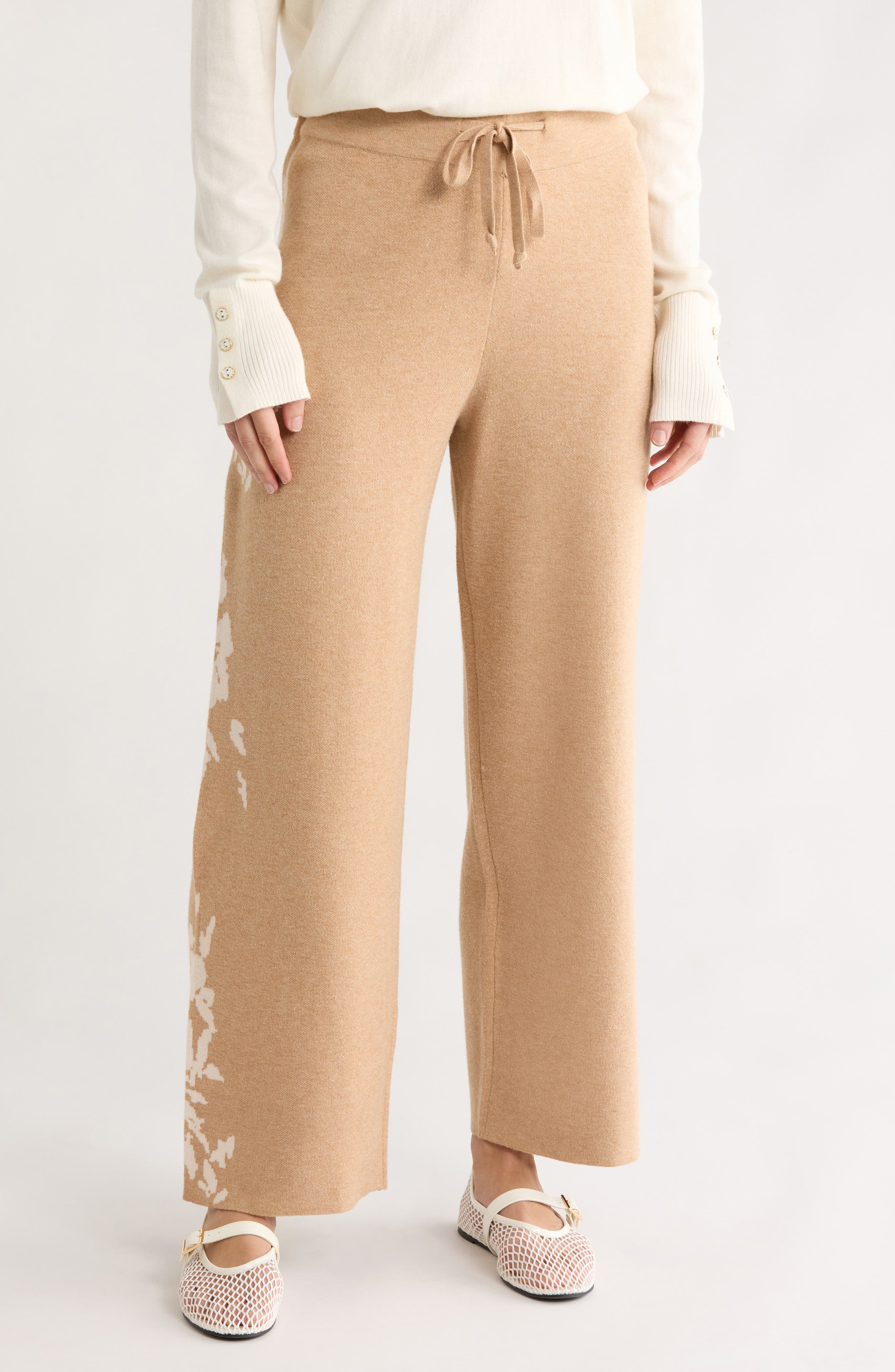 Joseph A Floral Wide Leg Pants