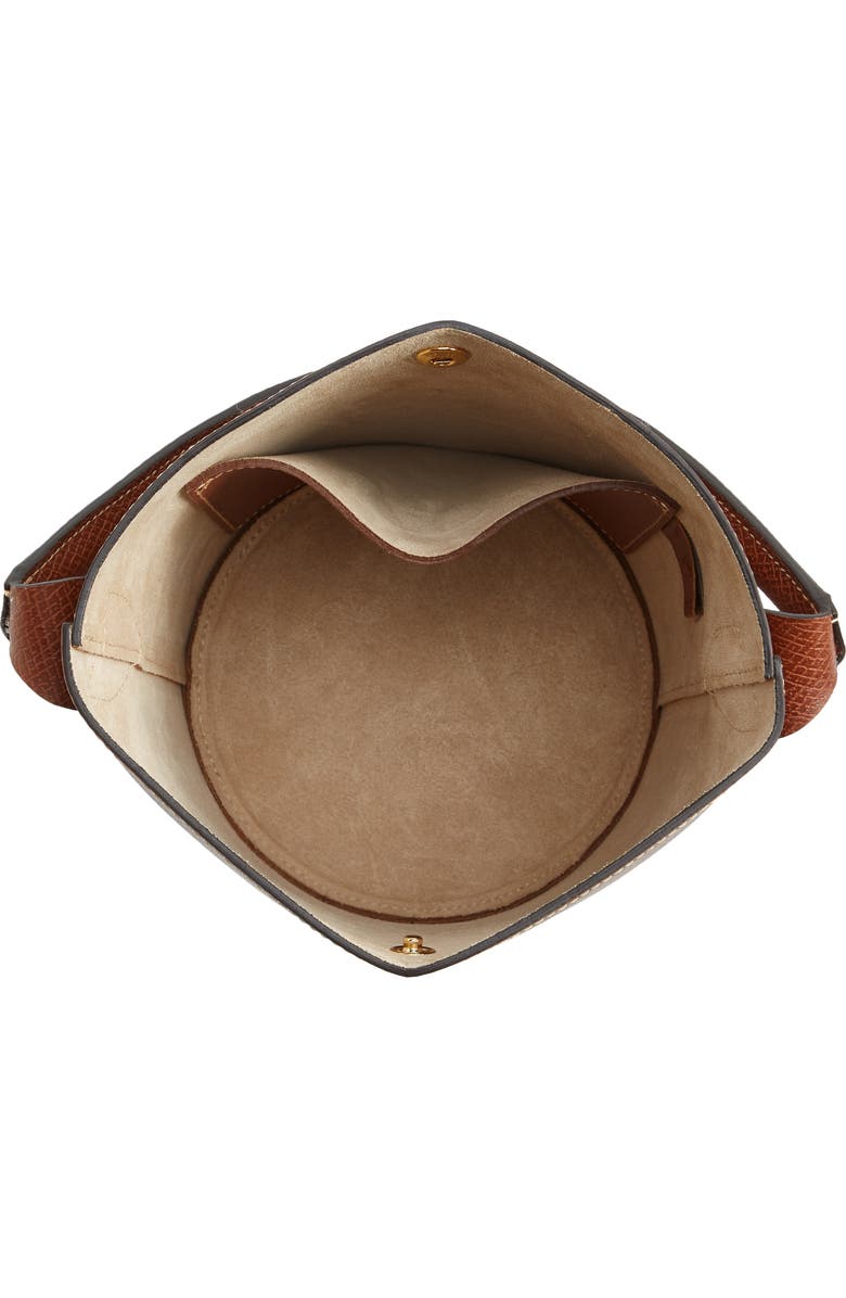 Longchamp Le Pliage Cuir Russie Leather Bucket Bag, Alternate, color,